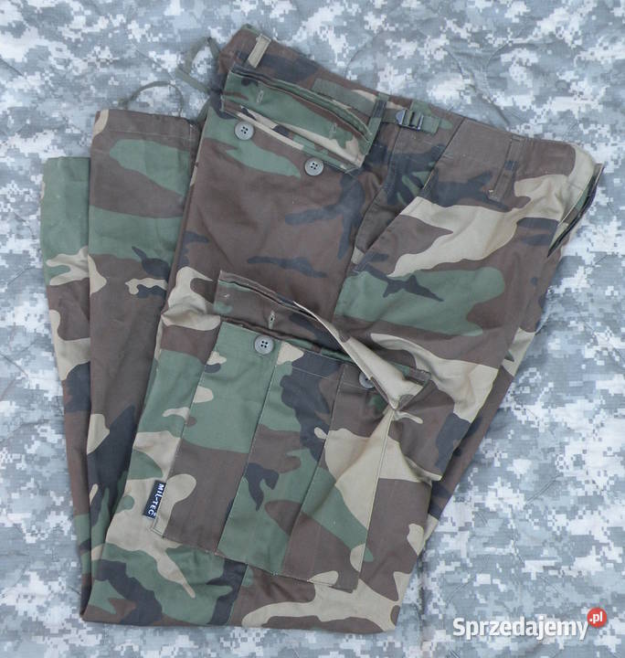 Spodnie bdu MILTEC woodland small Antyki, Sztuka, Kolekcje dolnośląskie Wrocław