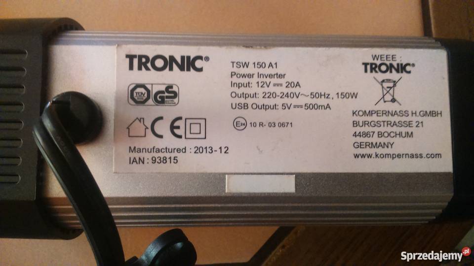 Przetwornica samochodowa Legnica