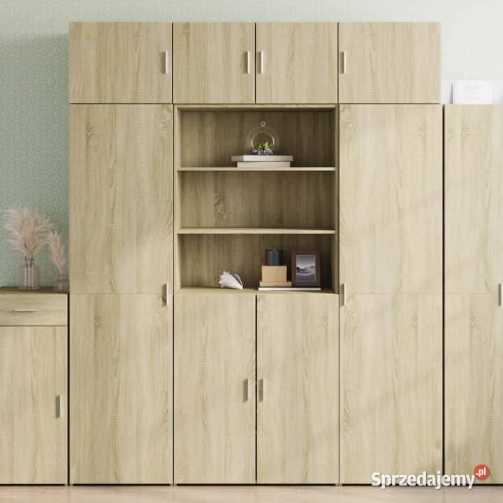 Wysoka szafka dąb sonoma 80x425x185 WM3281380 Warszawa