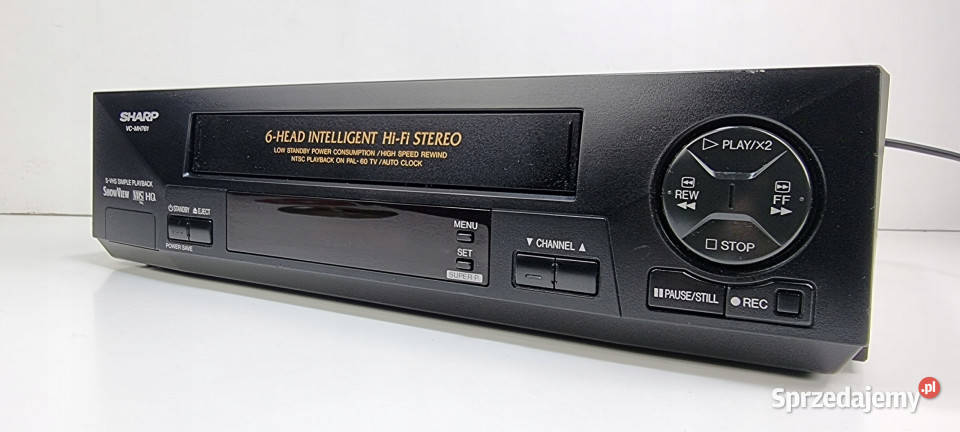 Video magnetowid SHARP VC MH 761 VCMH761 S VHS wielkopolskie Międzychód sprzedam