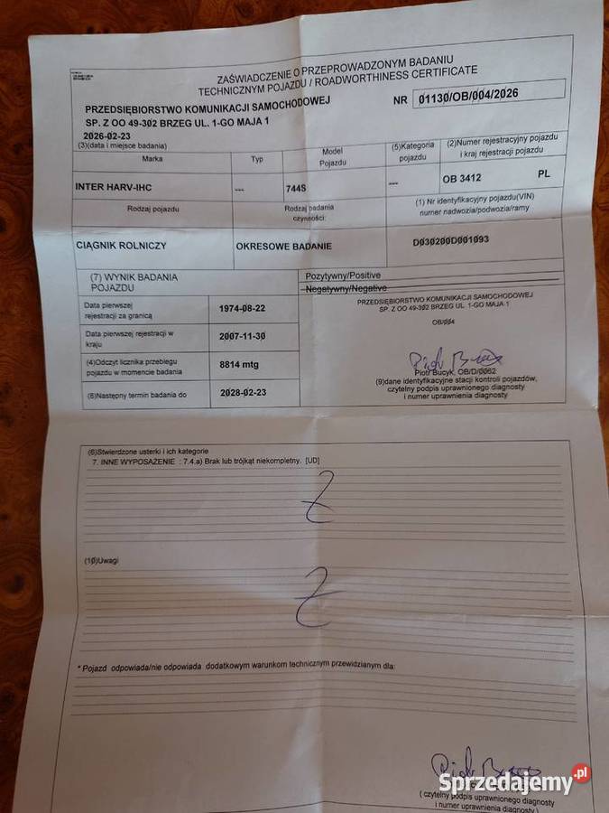 Sprzedam ciągnik rolniczy International Skrzynia biegów Manualna Rolnictwo Szydłowice