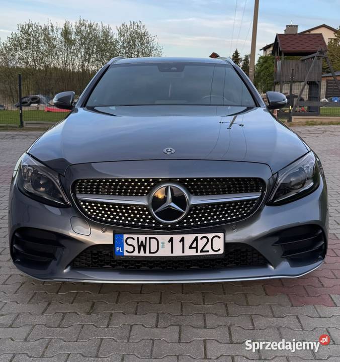 Mercedes Benz C klasa W205 lift AMG Line szary Wodzisław Śląski