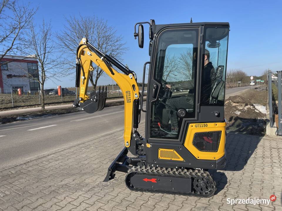 Minikoparka z kabiną Gunter Grossmann GT1150C Kraków