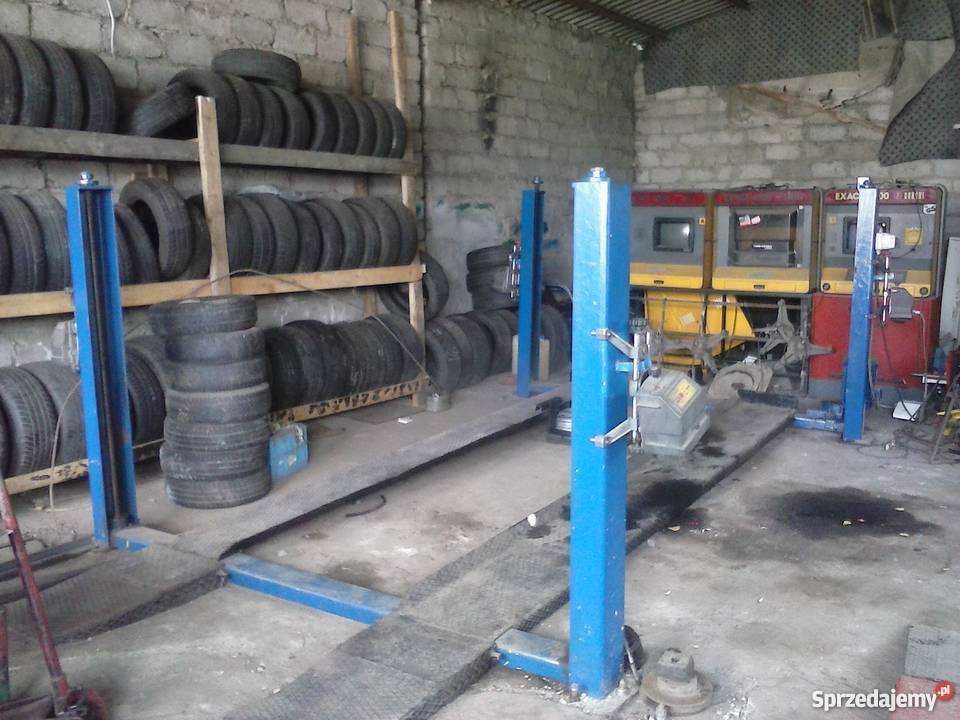 Podnośnik 4kolumnowy sprzedam