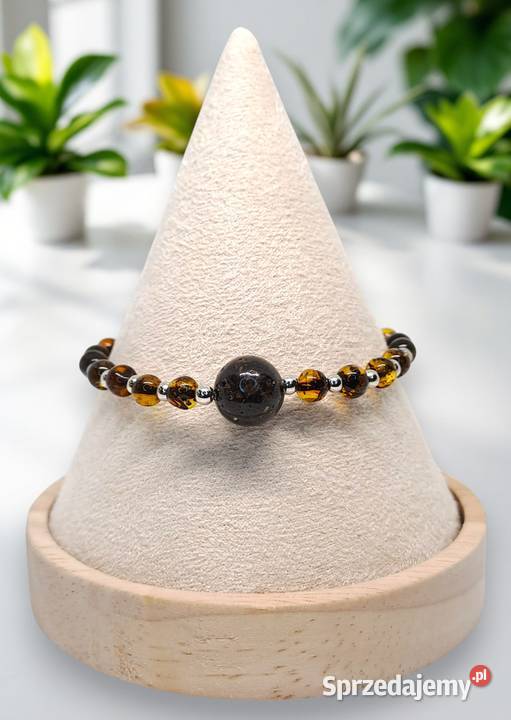 Bransoletka BURSZTYN bałtycki cytryna inkluzje Biżuteria Warszawa