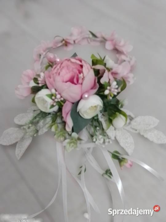 Wianek komunijny duży kwiaty Poznań