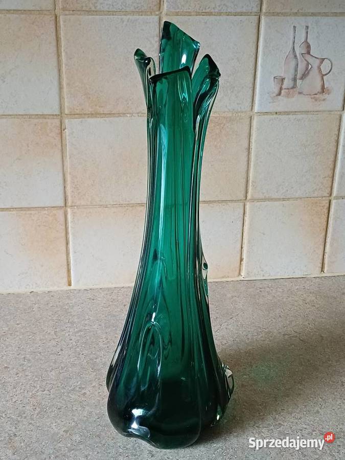 vintage wazonsękacz Porcelana i szkło Nowy Targ