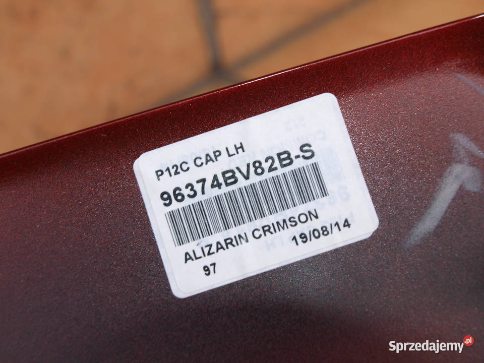 Nissan Juke nakładka osłona na lusterko lewe osobowe Kalisz