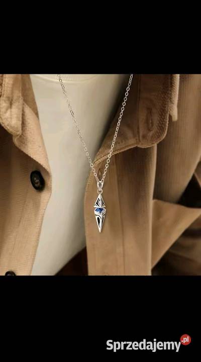 Naszyjnik przepiękną cyrkonią srebro Warszawa