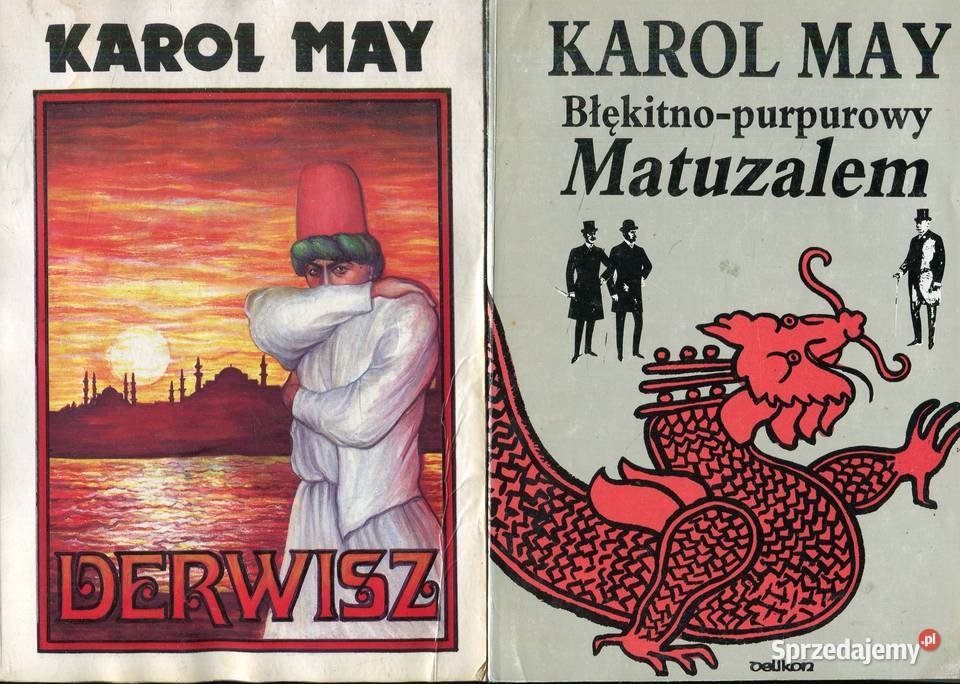 Błękitnopurpurowy Matuzalem Derwisz Karol May Szczecin sprzedam