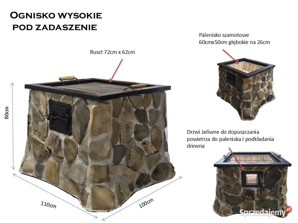 Ognisko kamień naturalny podkarpackie Dębica