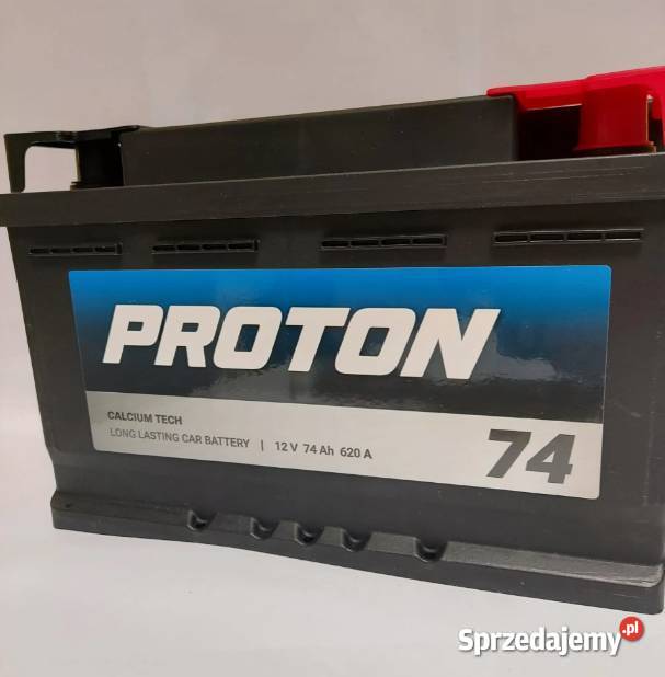 Akumulator PROTON 74Ah 620A EN PRAWY PLUS niski Bydgoszcz sprzedam