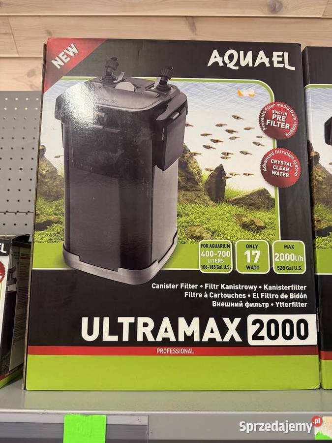 Filtr zewnętrzny AQUAEL Ultramax 2000 do Słupsk sprzedam
