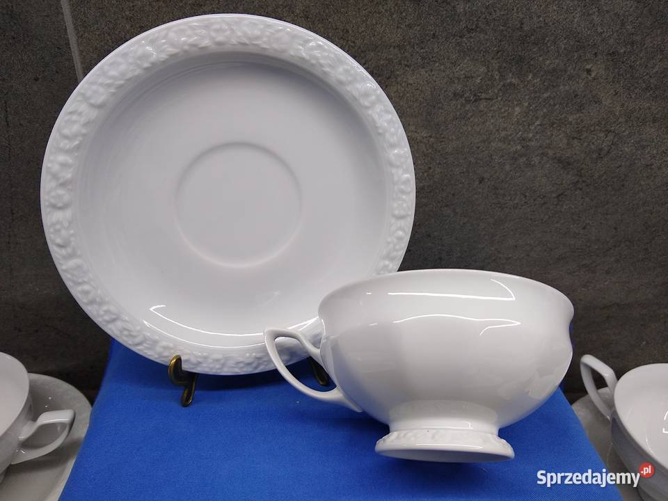 Serwis do herbaty Rosenthal Biała Maria Classic wielkopolskie Kalisz