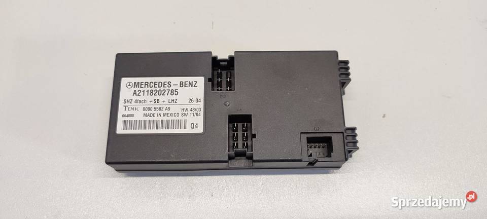 MERCEDES W211 SL R230 MODUŁ STEROWNIK FOTELA