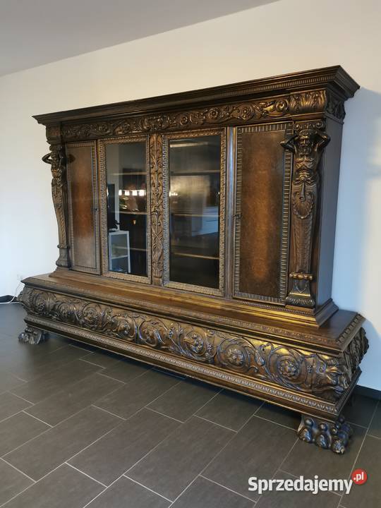 Prestiżowa neorenesansowa biblioteka z figurami Wrocław