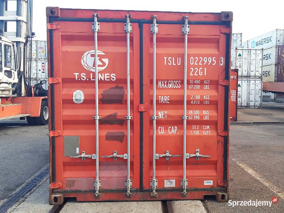 Kontener morski magazynowy 20DV 6 metrowy Zdzieszowice