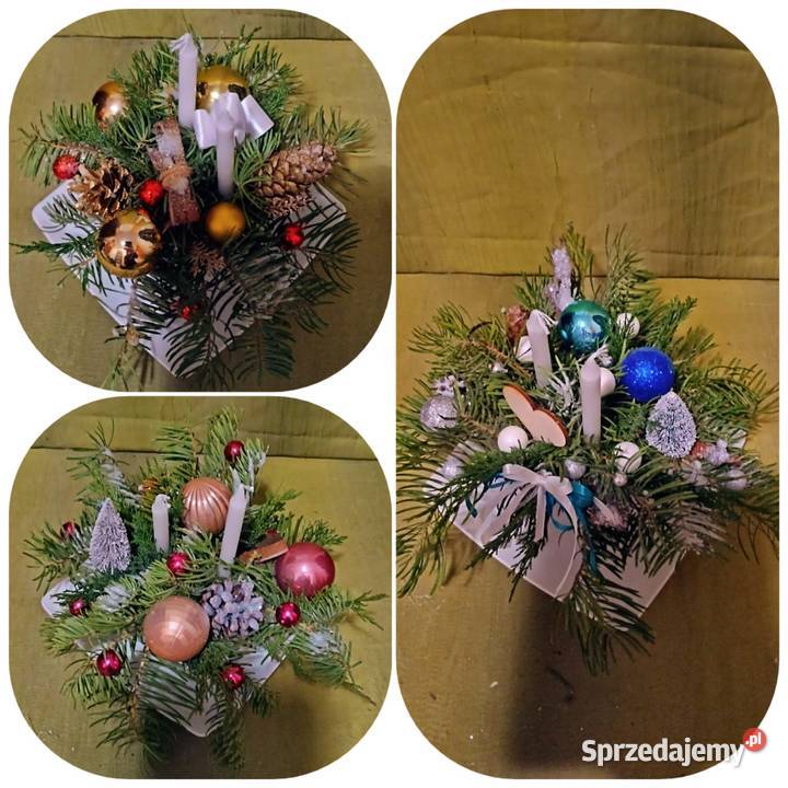 Stroik świąteczny bożonarodzeniowy 4045 Koszyce