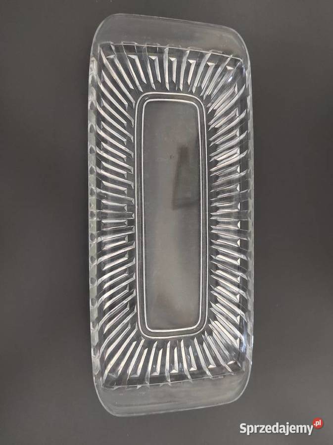 Keksówka półmisek 35 stare szkło PRL Białystok