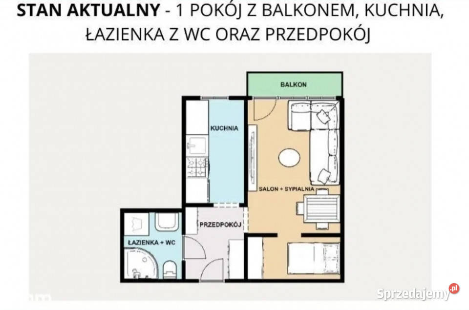 Mieszkanie do zakupu właściciela balkon Sprzedaż śląskie Czeladź