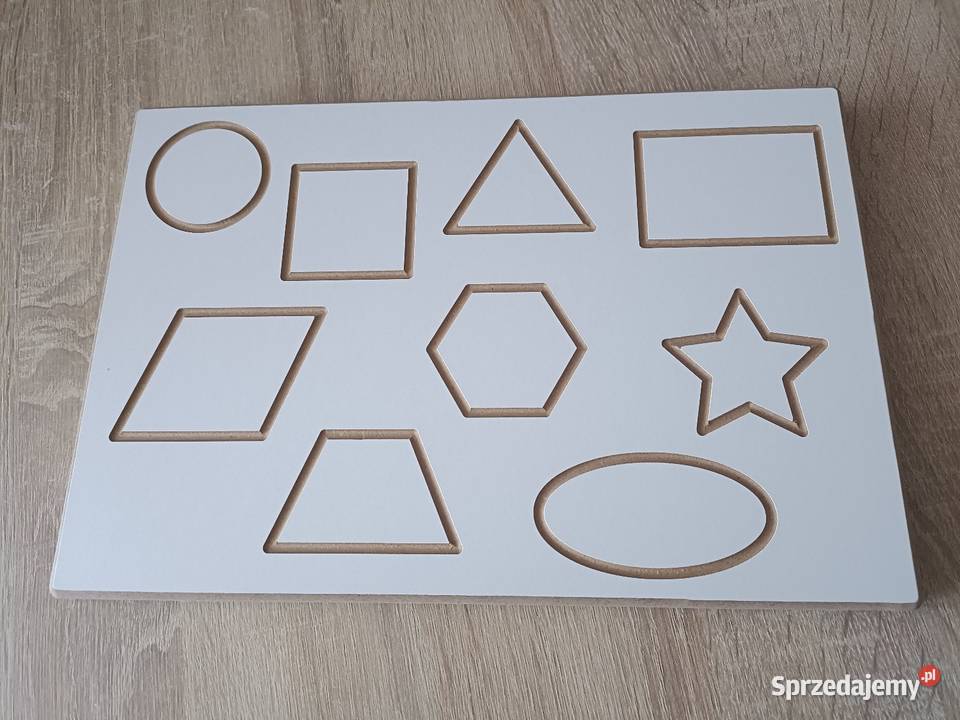 Drewniana tabliczka edukacyjna Kwidzyn