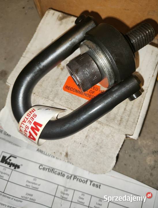 Punkt mocujący Śruba z uchem obrotowym pierścień Wrocław