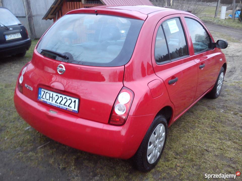 Nissan Micra K12 Klima 45 Drzwi Rok produkcji 2003 Choszczno