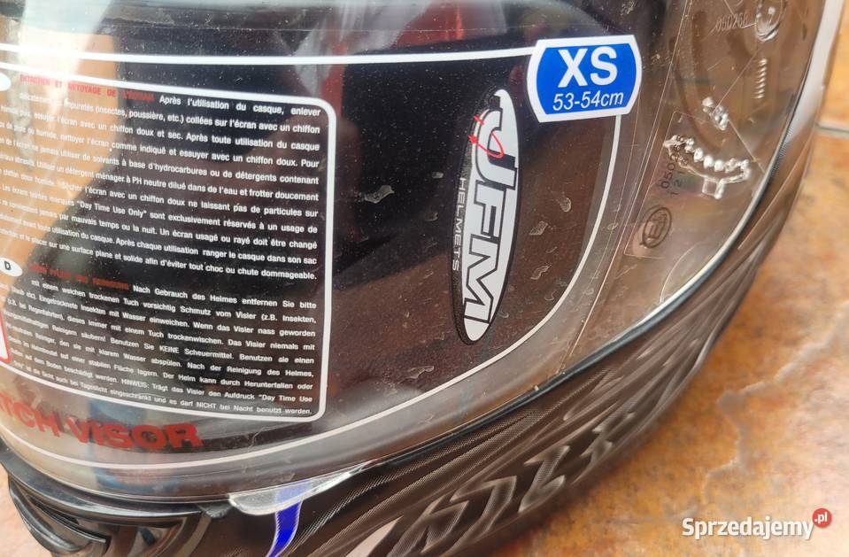 NOWY KASK MOTOCYKLOWY XS firmy JFM Kaski Piła