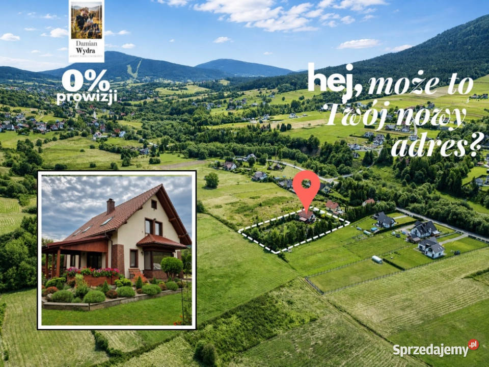 Gotowy do zamieszkania dom piękny ogród i święty Sprzedaż małopolskie Węglówka