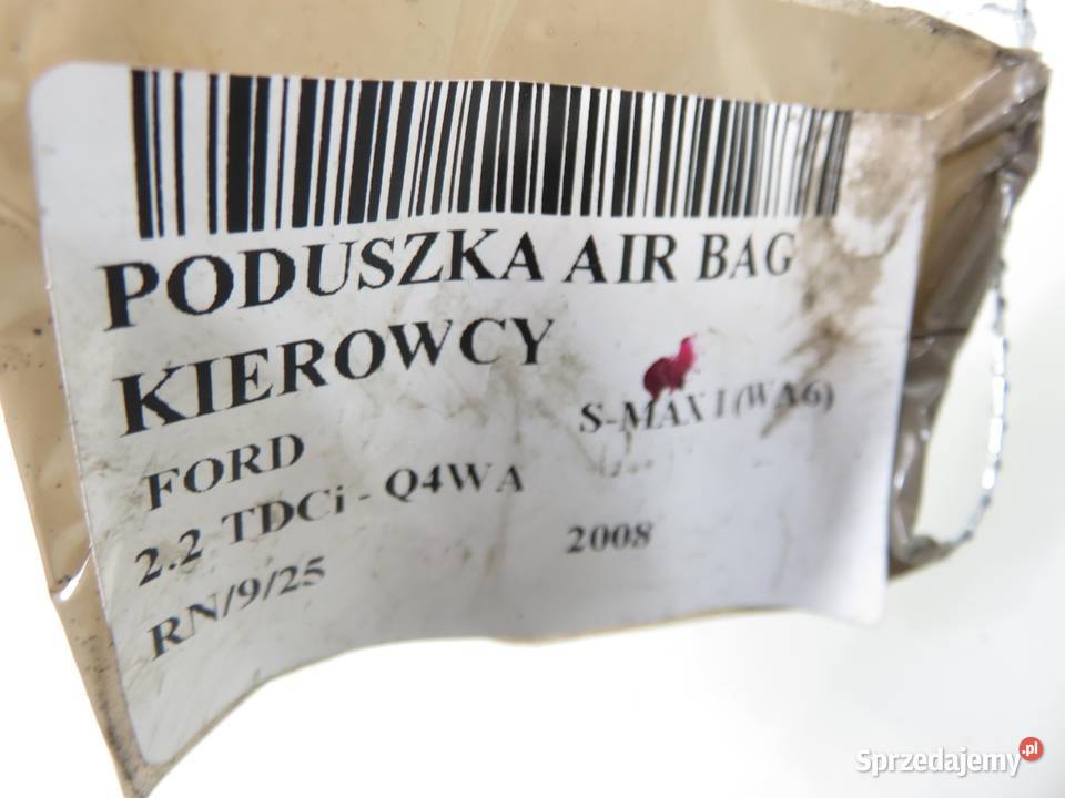 PODUSZKA KIEROWCY FORD S I 6M21U042B85CD