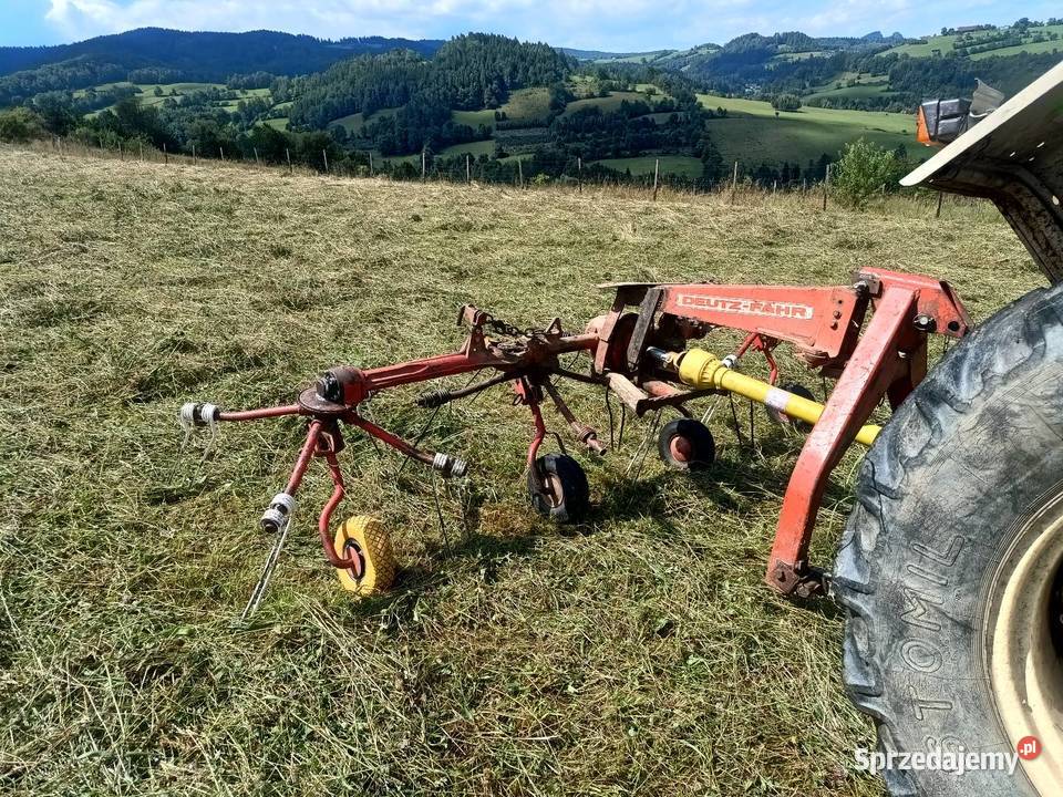 przetrząsarka do siana pająk deutz fahr zamiana małopolskie Nowy Sącz