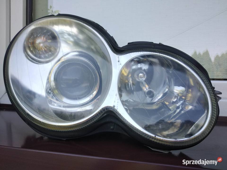 Mercedes C Sport Coupe lampy przednie reflektory łódzkie Sieradz