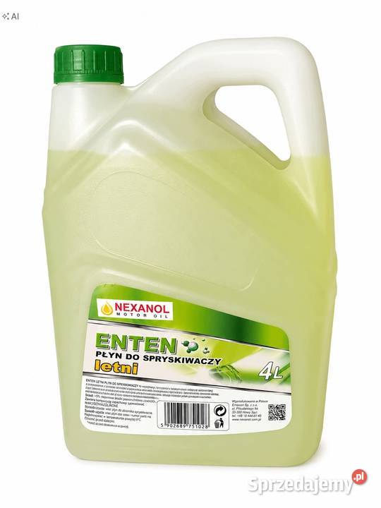 PŁYN DO SPRYSKIWACZY NEXANOL ENTEN LETNI 4L Szczecin sprzedam