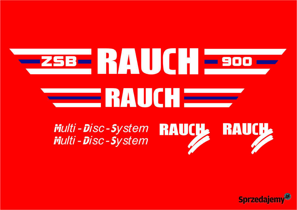 Naklejki rauch zsb 900 zamiennik Świecie