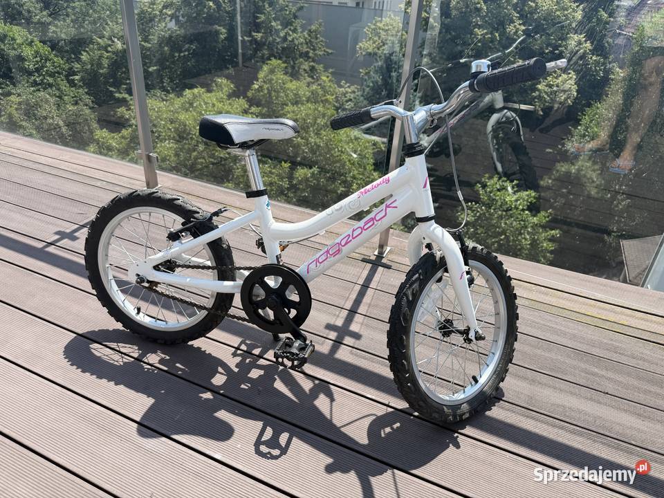 Biały rower dziecięcy aluminiowy lekki małopolskie Kraków sprzedam