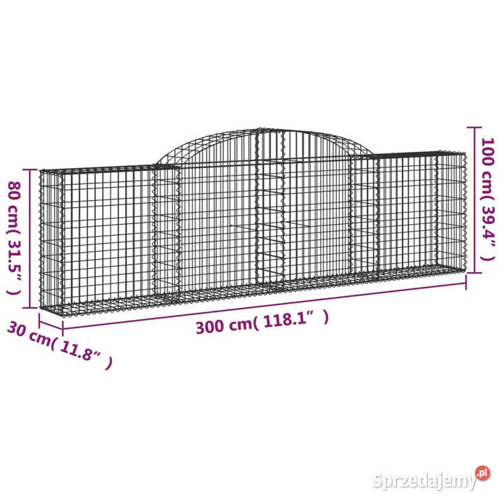 Kosze gabionowe 11 300x30x80100 galwanizowane Pozostałe Warszawa sprzedam