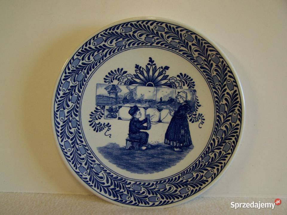 Talerz do powieszenia Petrus Regout fantazja zachodniopomorskie Koszalin