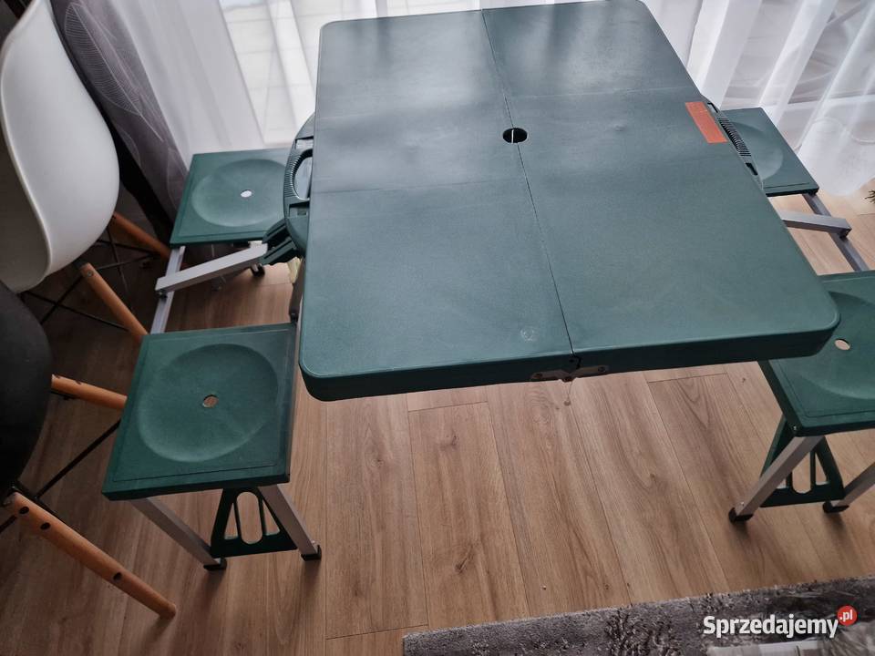 stolik turystyczny z krzesłami rozkładany Lublin