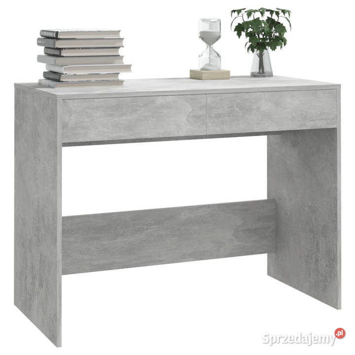 Biurko szarość betonu 101x50x765 materiał Warszawa