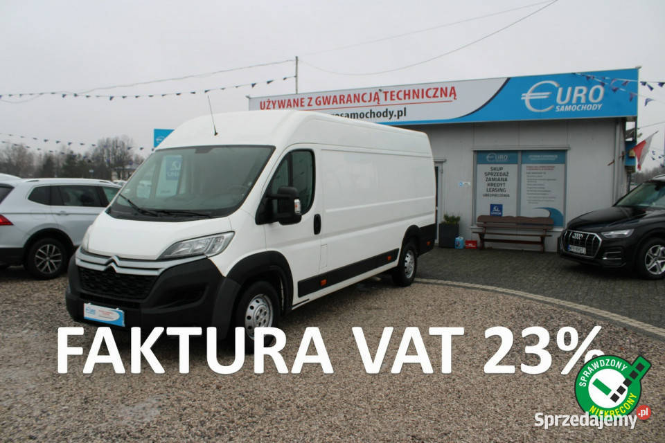 Citroen Jumper L4H2 140 Netto 57642PLN Vat1 biały Samochody dostawcze mazowieckie Warszawa