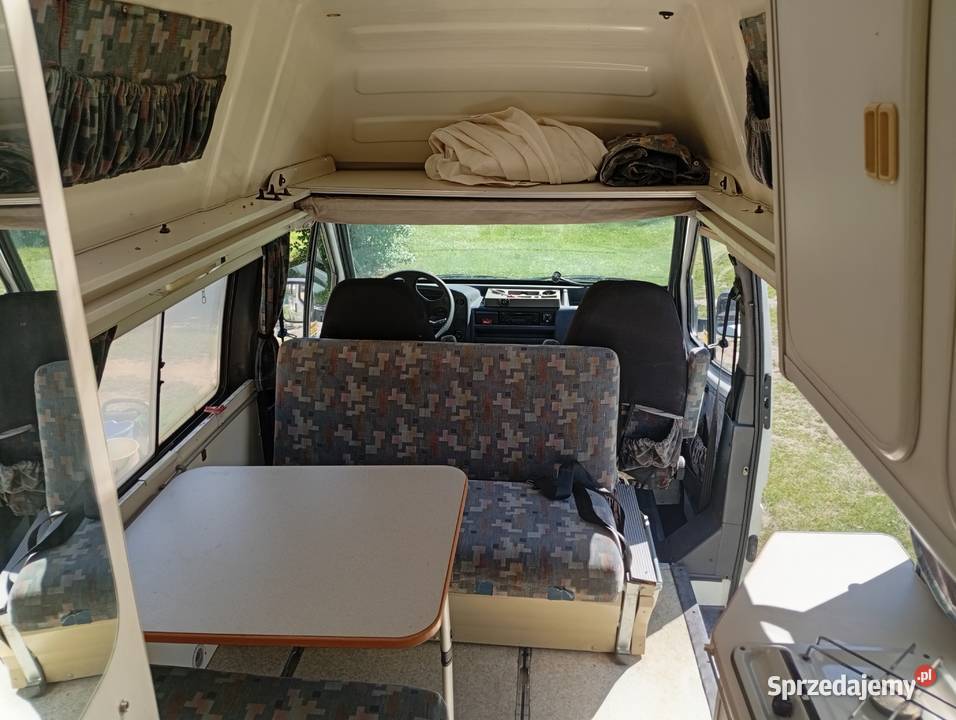 Ford Transit kamper 25Turbo diesel Rok produkcji 1992 Kampery dolnośląskie Lubiąż