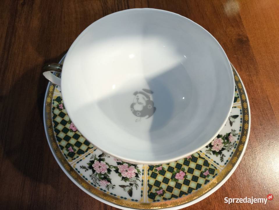 Porcelanowa filiżanka ze spodkiem Dominum
