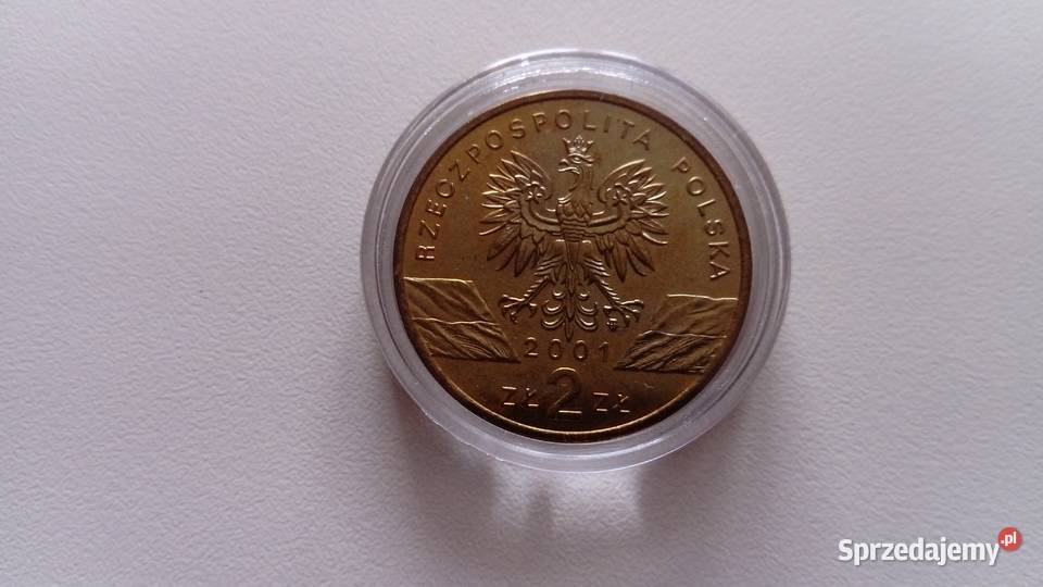 Moneta 2 2002 r Żółw błotnySeria Zwierzęta Mosina