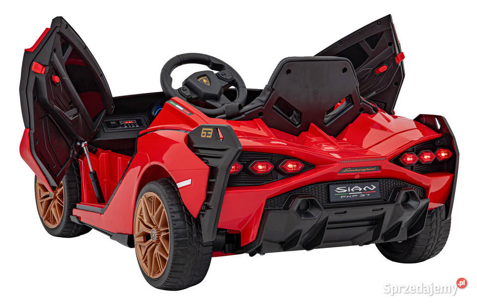 Lamborghini SIAN Czerwony Auto na Akumulator 12V Łopuszno