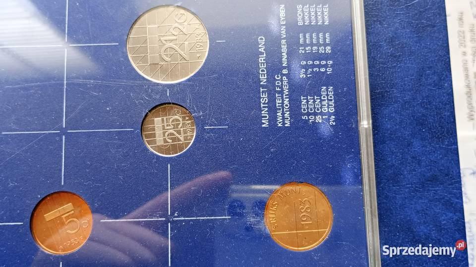 Stare monety 1983 set menniczy 5 monet plus Numizmatyka Lesko