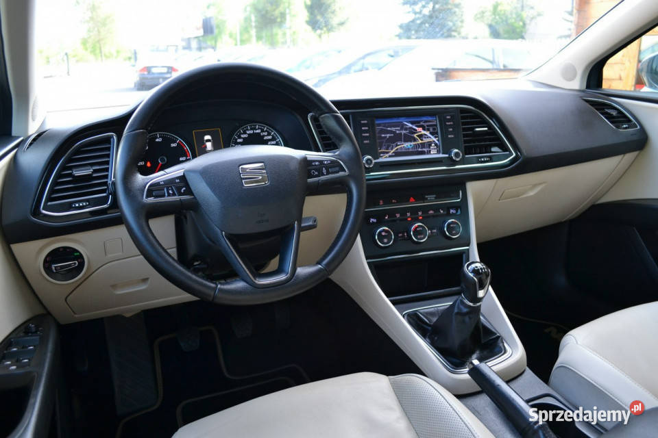 Seat Leon LEDSkórzana TapicerkaAlufelgiPodgrz Hatchback śląskie Częstochowa