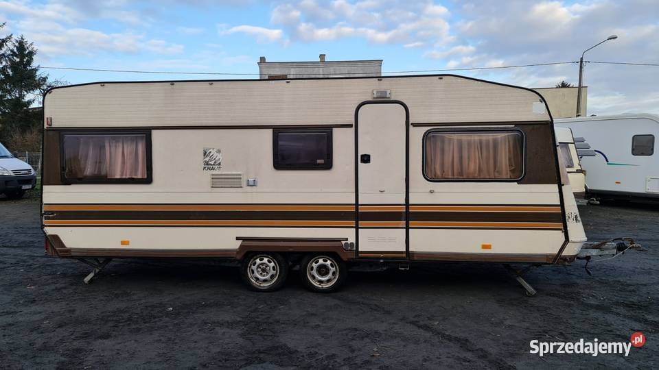 Przyczepa Kempingowa 6m KEMPINGOWE Camping Raty Piotrków Kujawski