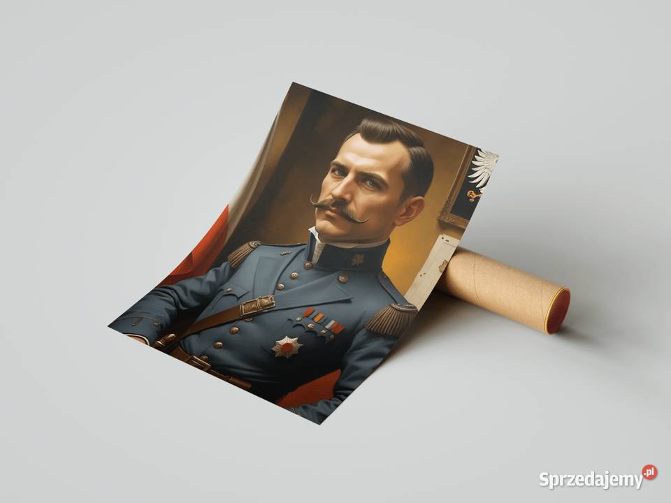 Obraz Portret na płótnie karykatura Józef Warszawa