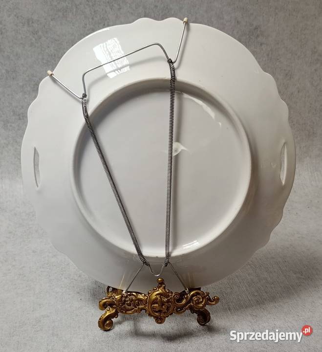 Kolekcjonerski talerz Patera z uchwytami Dobrzany