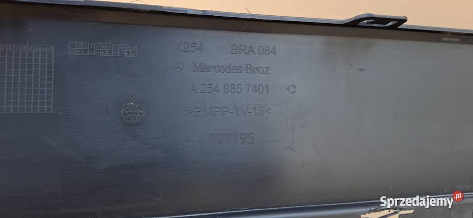 MERCEDES GLC X254 W254 DOKŁADKA ZDERZAKA TYŁ
